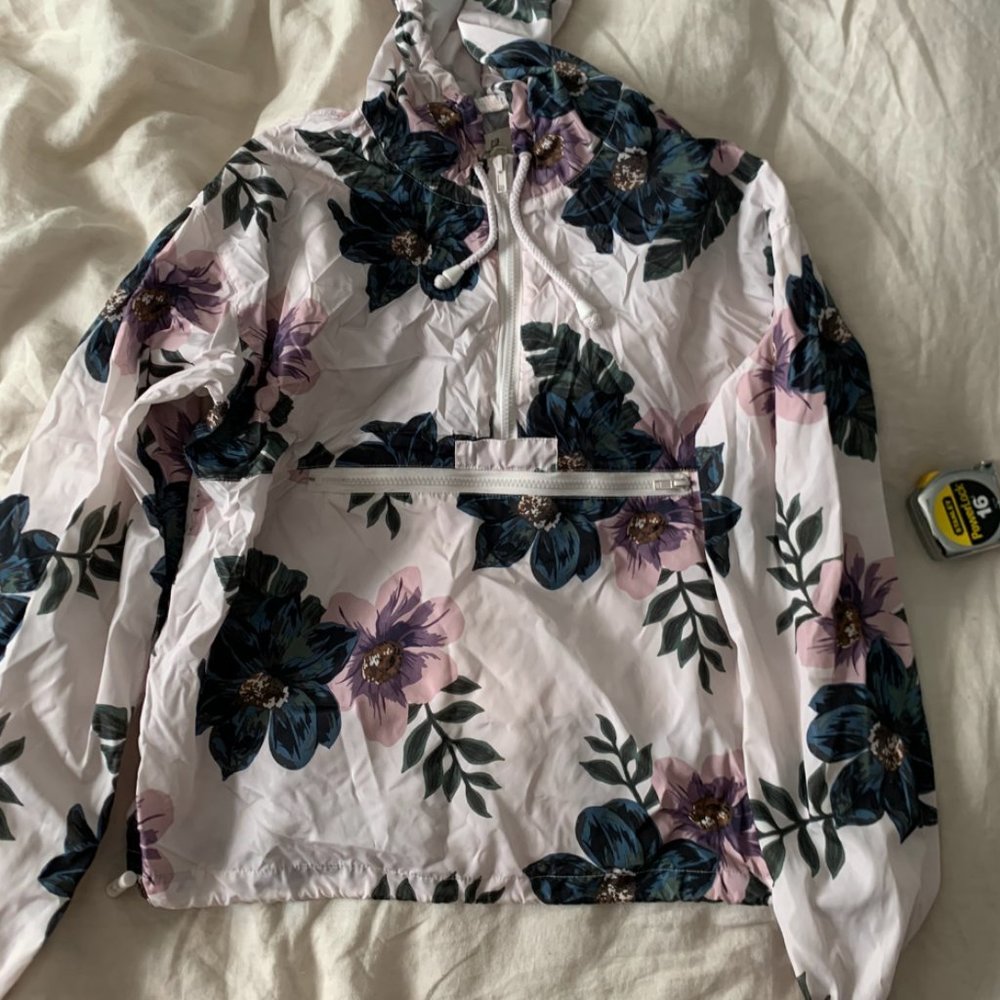 Tropical Floral Windbreaker